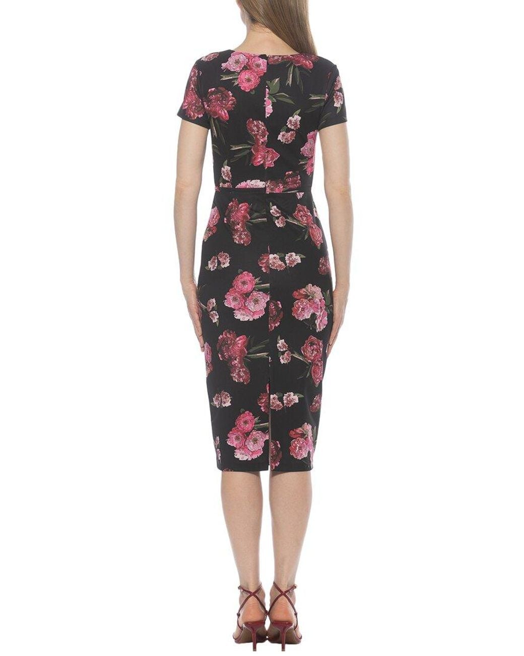 Alexia Admor Red Alma Sheath Dress