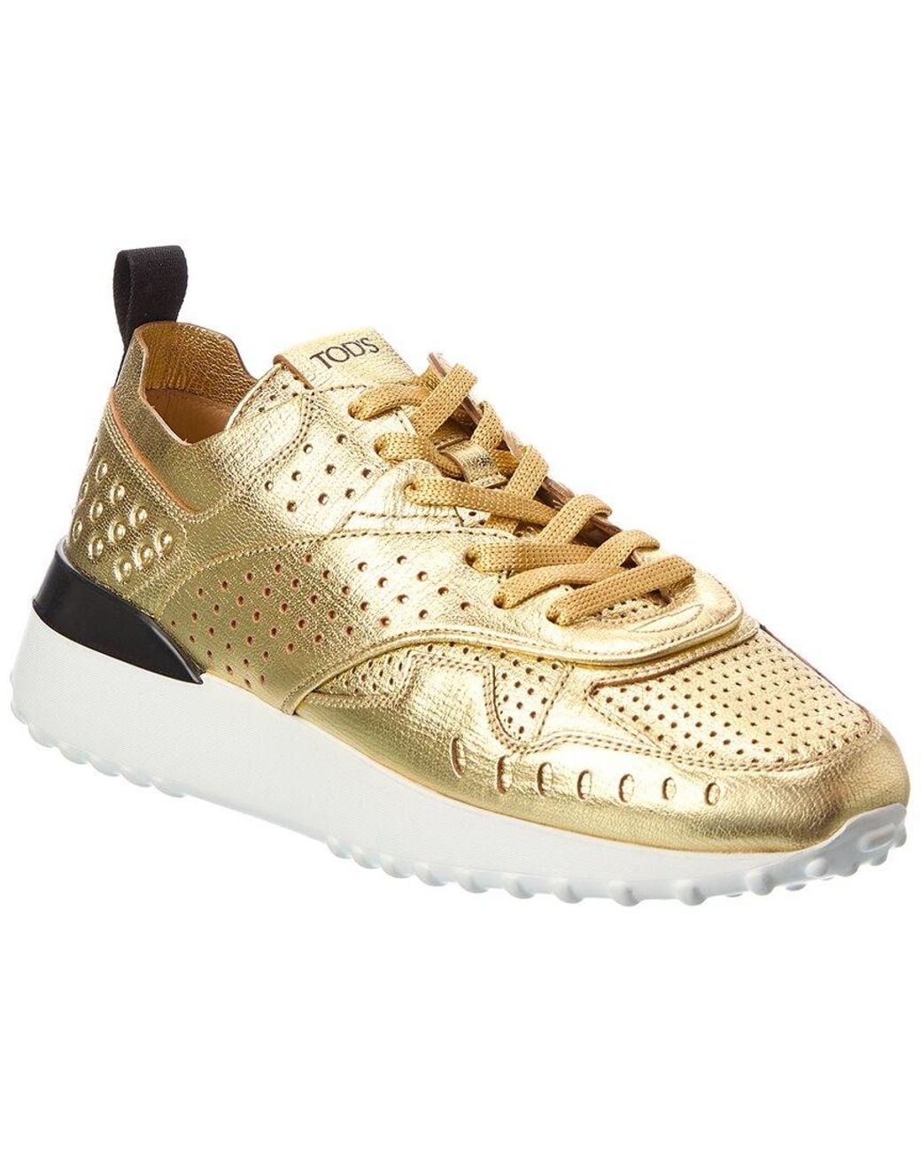 Tod's Metallic Leather Sneaker