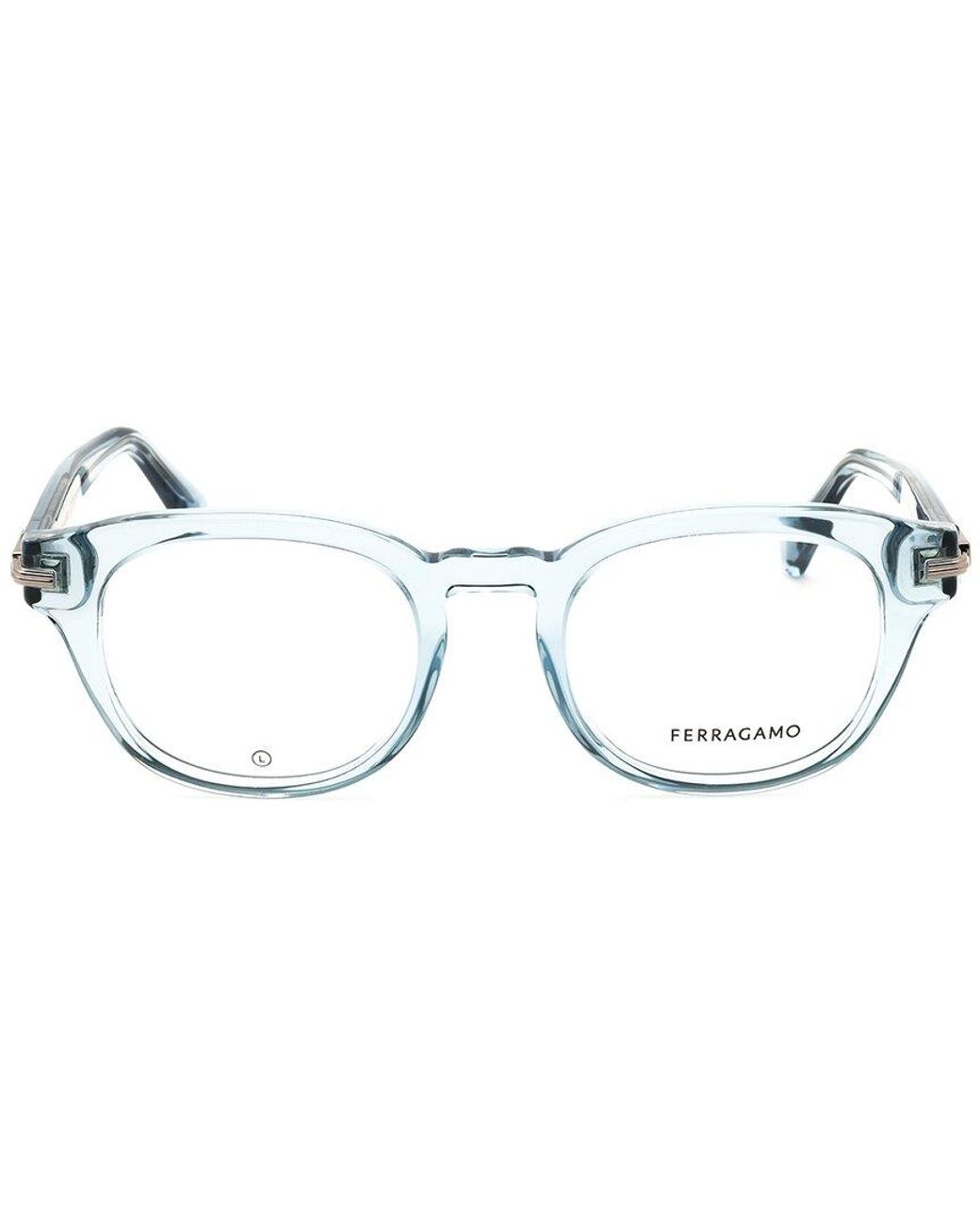 Ferragamo Metallic 50Mm Optical Frames