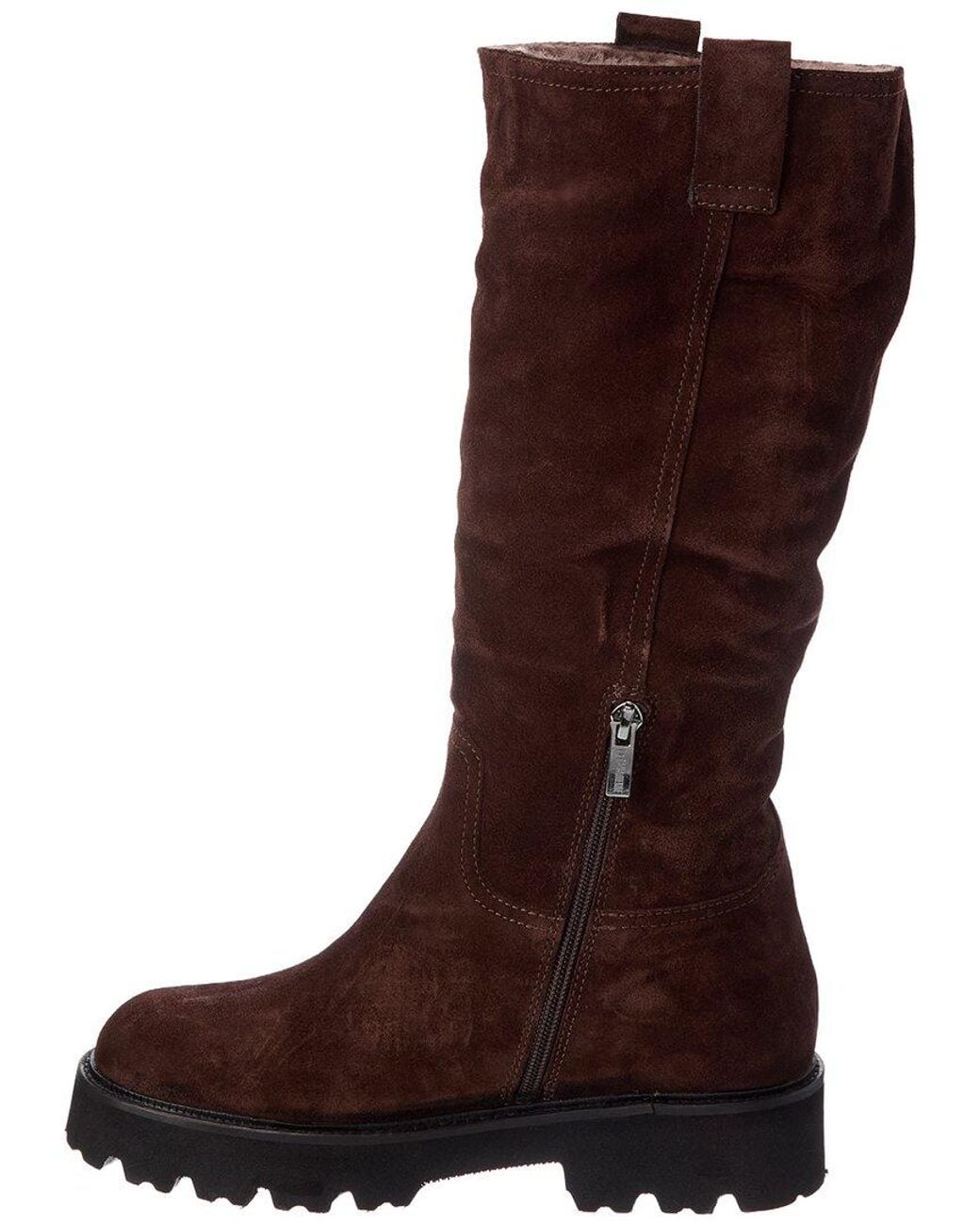 La Canadienne Brown Adapt Suede Knee-High Boot