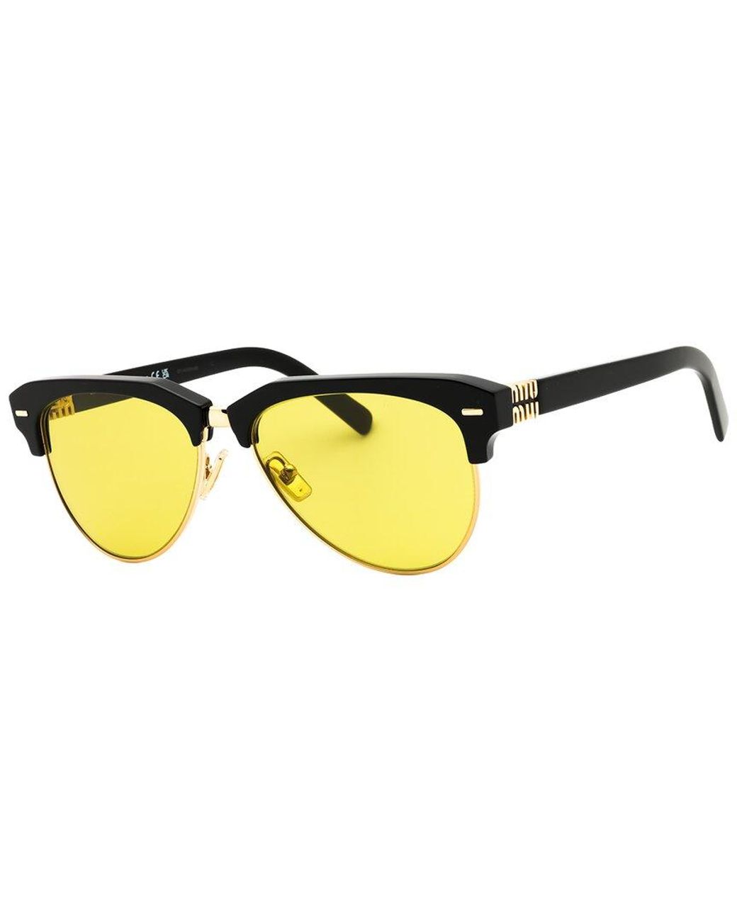 Miu Miu Yellow 0Mu 09Zs 57Mm Sunglasses