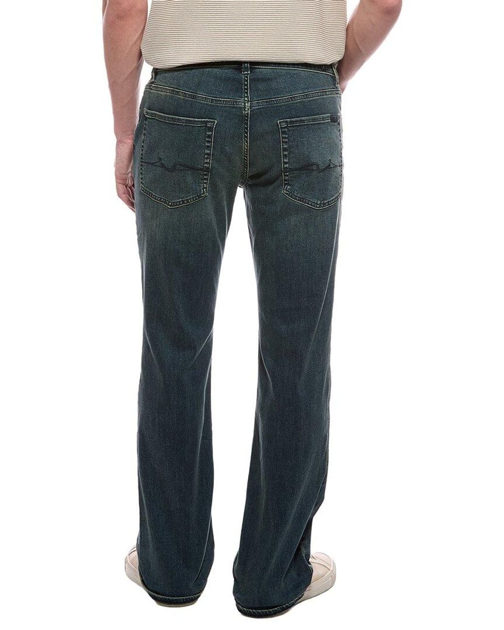 7 For All Mankind Blue Slimmy Breckenridge Jean for men