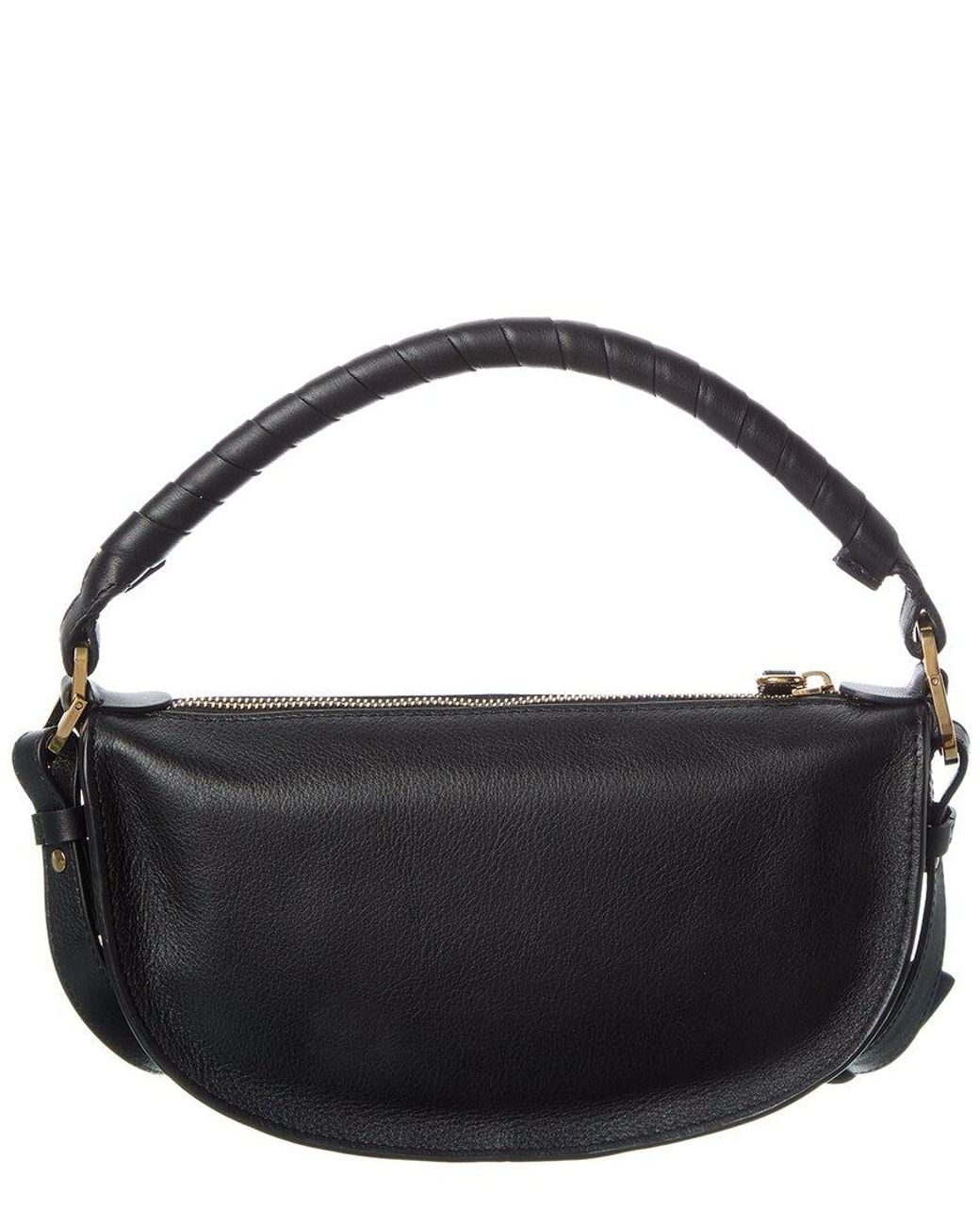 Chloé Black Marcie Mini Leather Shoulder Bag