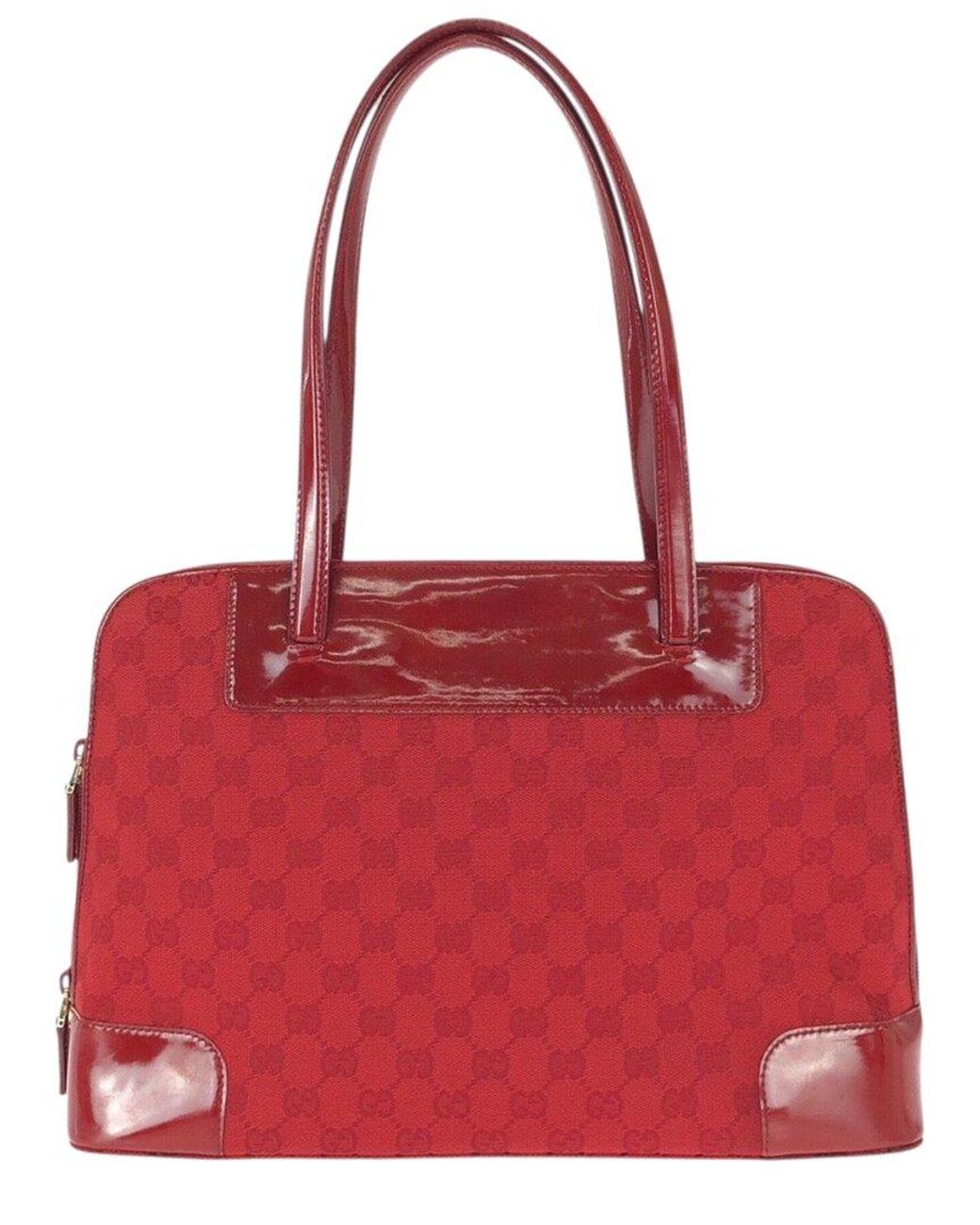 Gucci Red GG Tote Bag (authentic Pre-loved)