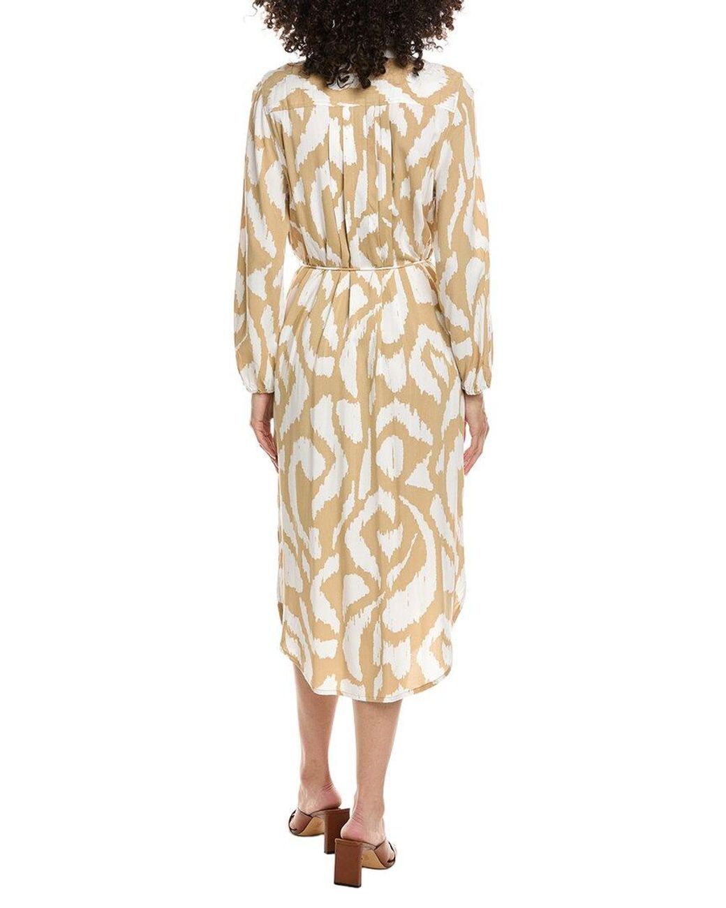 Tommy Bahama Metallic Inlet Ikat Midi Shirtdress
