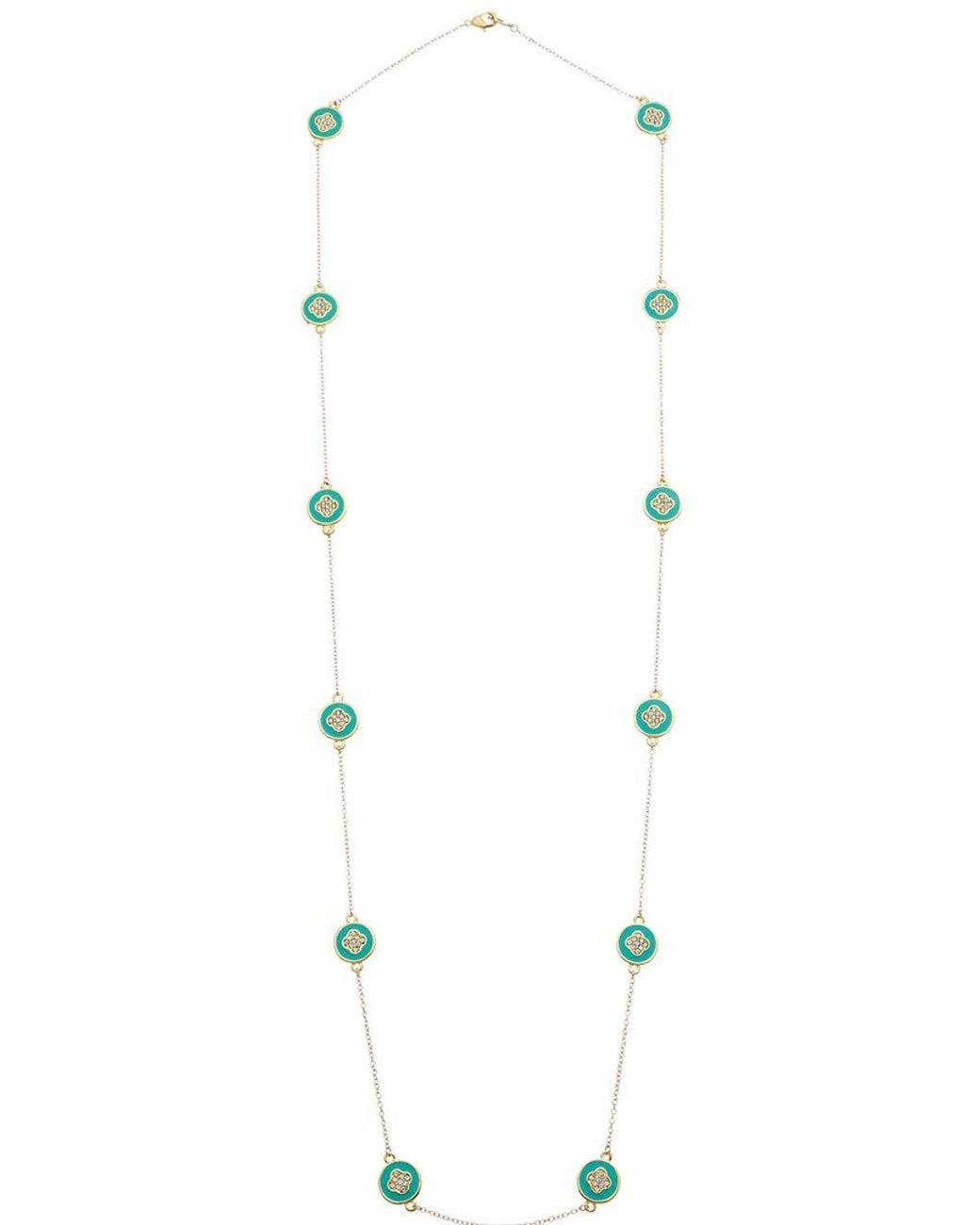 Juvell White 18K Plated Cz Necklace