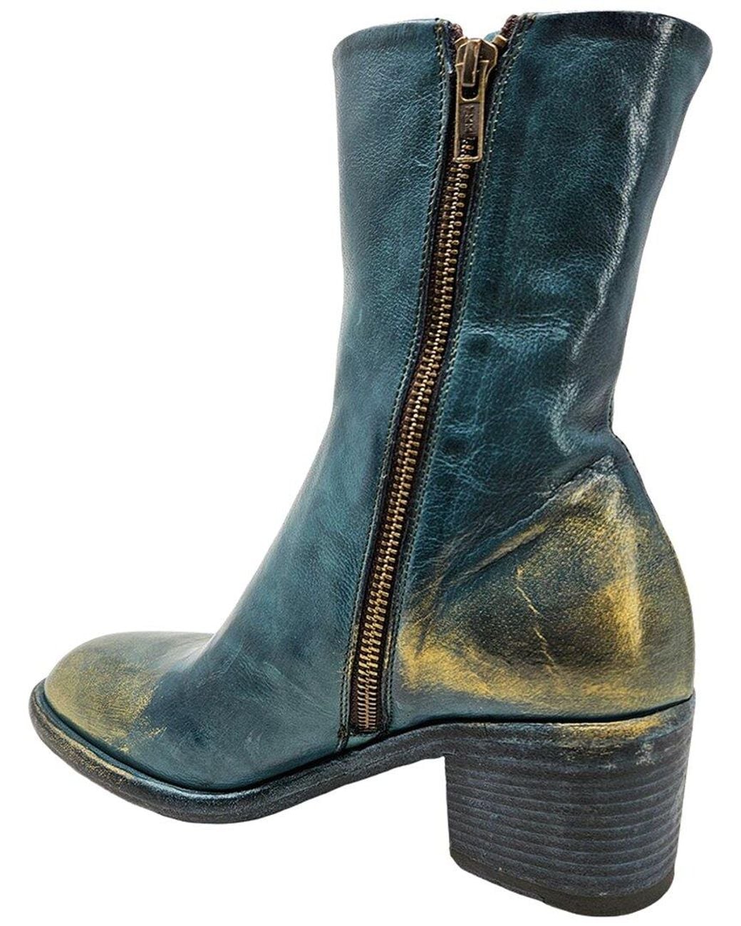 Madison Maison Blue Leather Boot