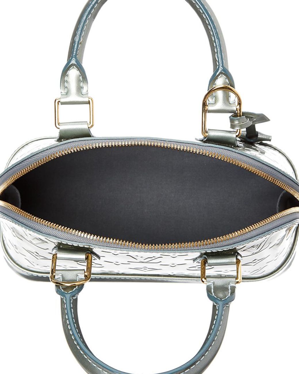 Alma bb leather handbag Louis Vuitton Beige in Leather - 32925883