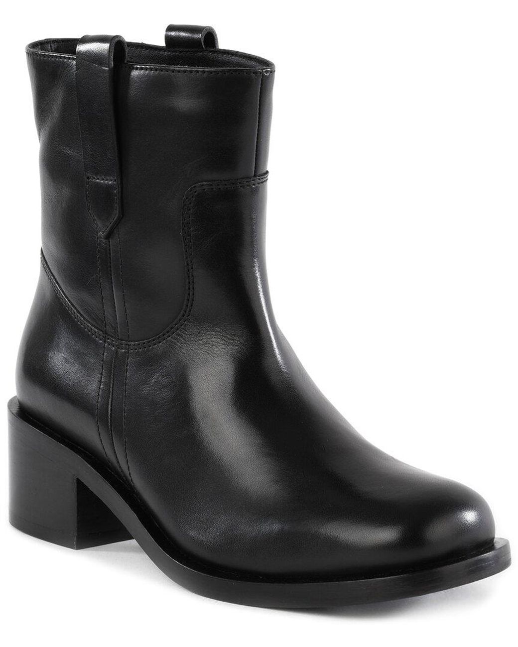 Seychelles Black Mid Leather Boot
