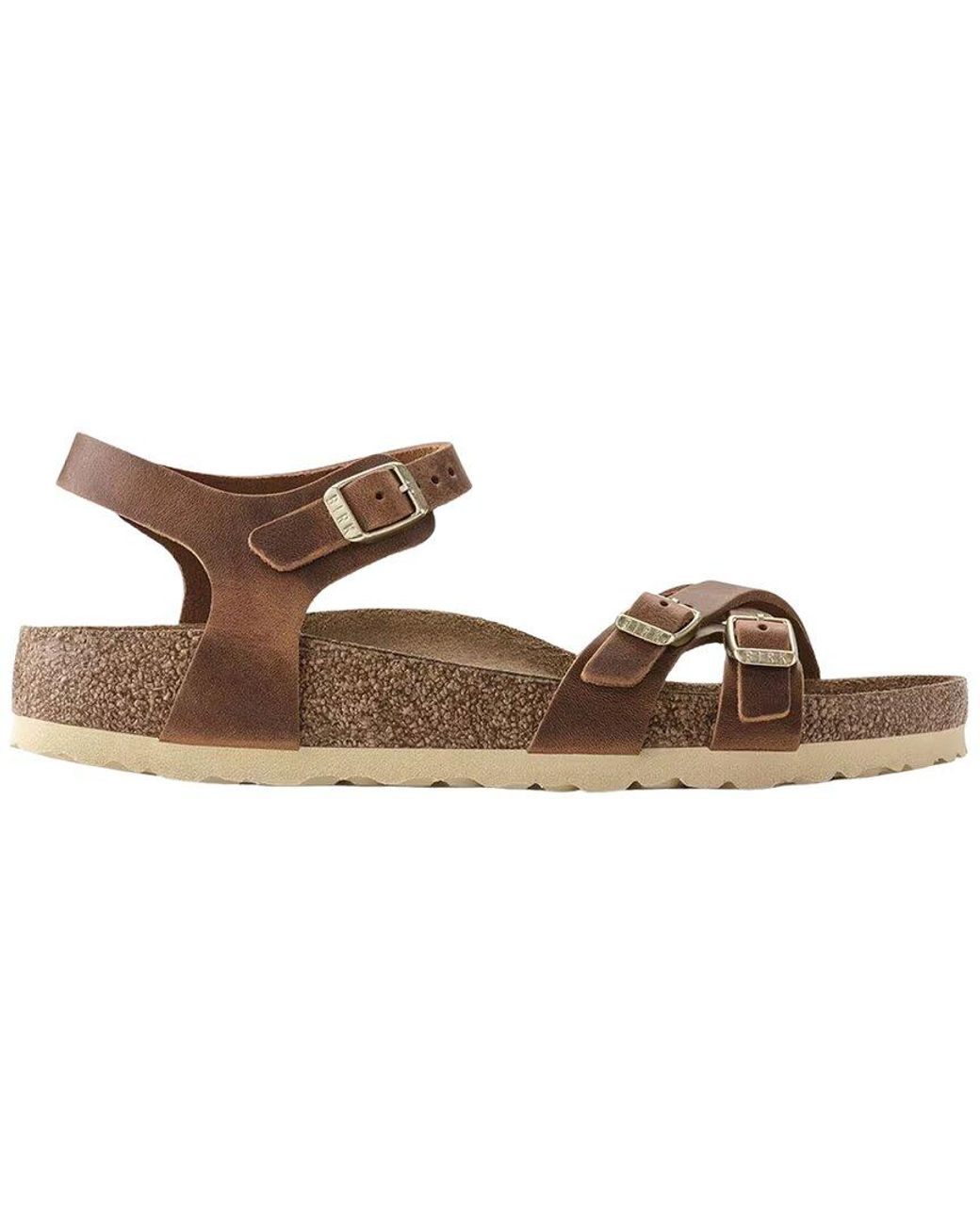 Birkenstock Brown Kumba Oiled Leather Sandal