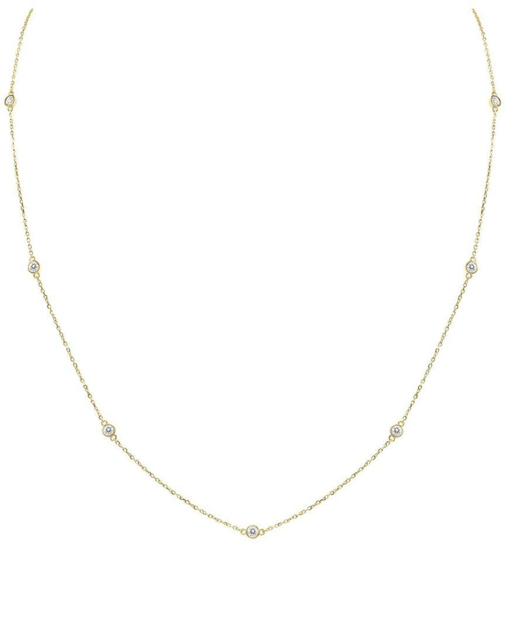 Diamond Select Cuts Natural 14K 0.50 Ct. Tw. Diamond Necklace