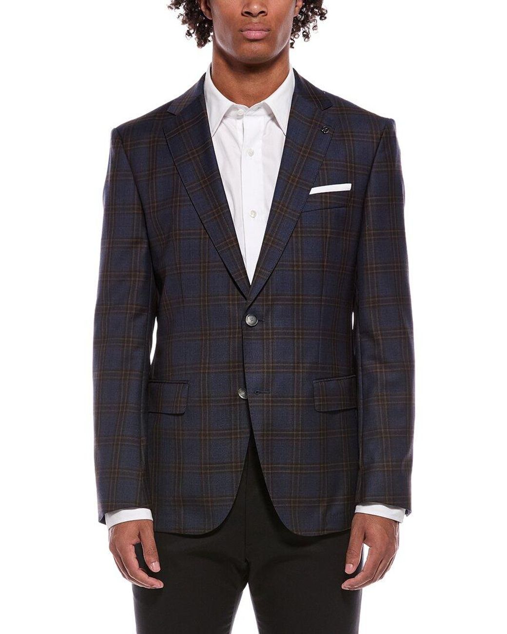 Boss Blue Boss H Hutson Wool Blazer for men