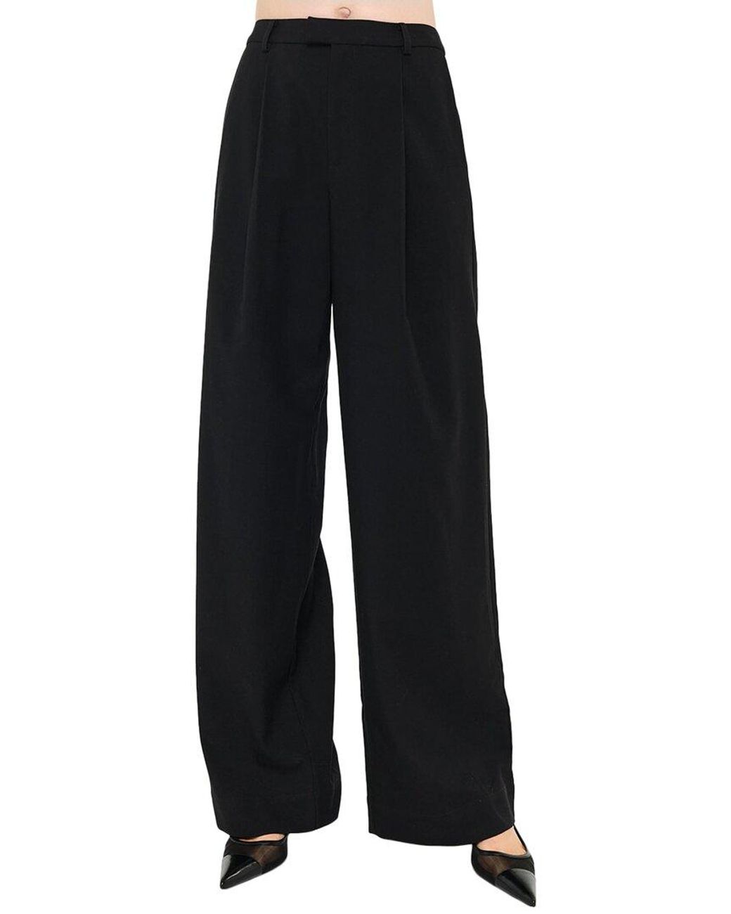Cami NYC Black Rosheen Wool-blend Pant