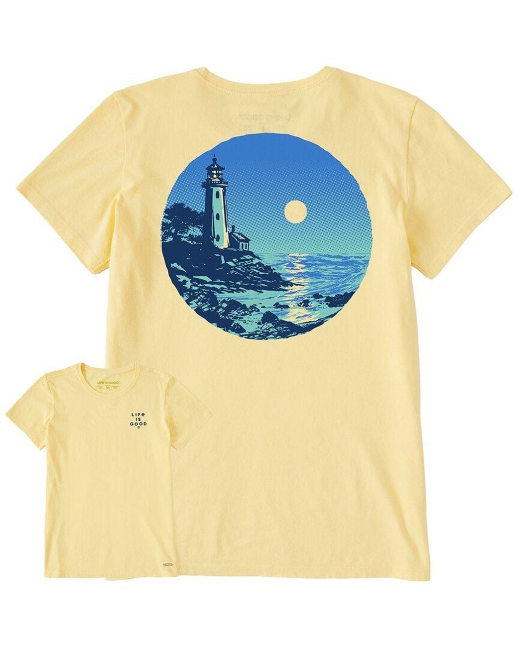 Life Is Good. Blue Crusher V-Neck T-Shirt