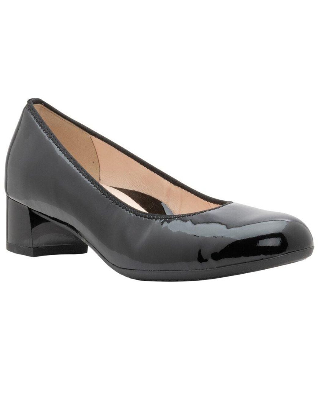 Ara Black Vivian Patent Pump