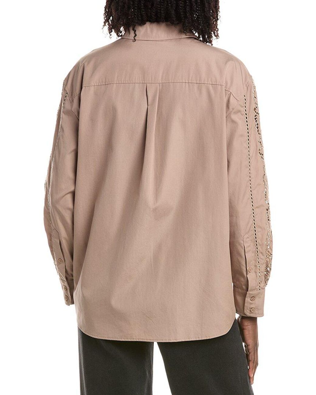 Max Mara Natural Weekend Elmi Lace Work Blouse