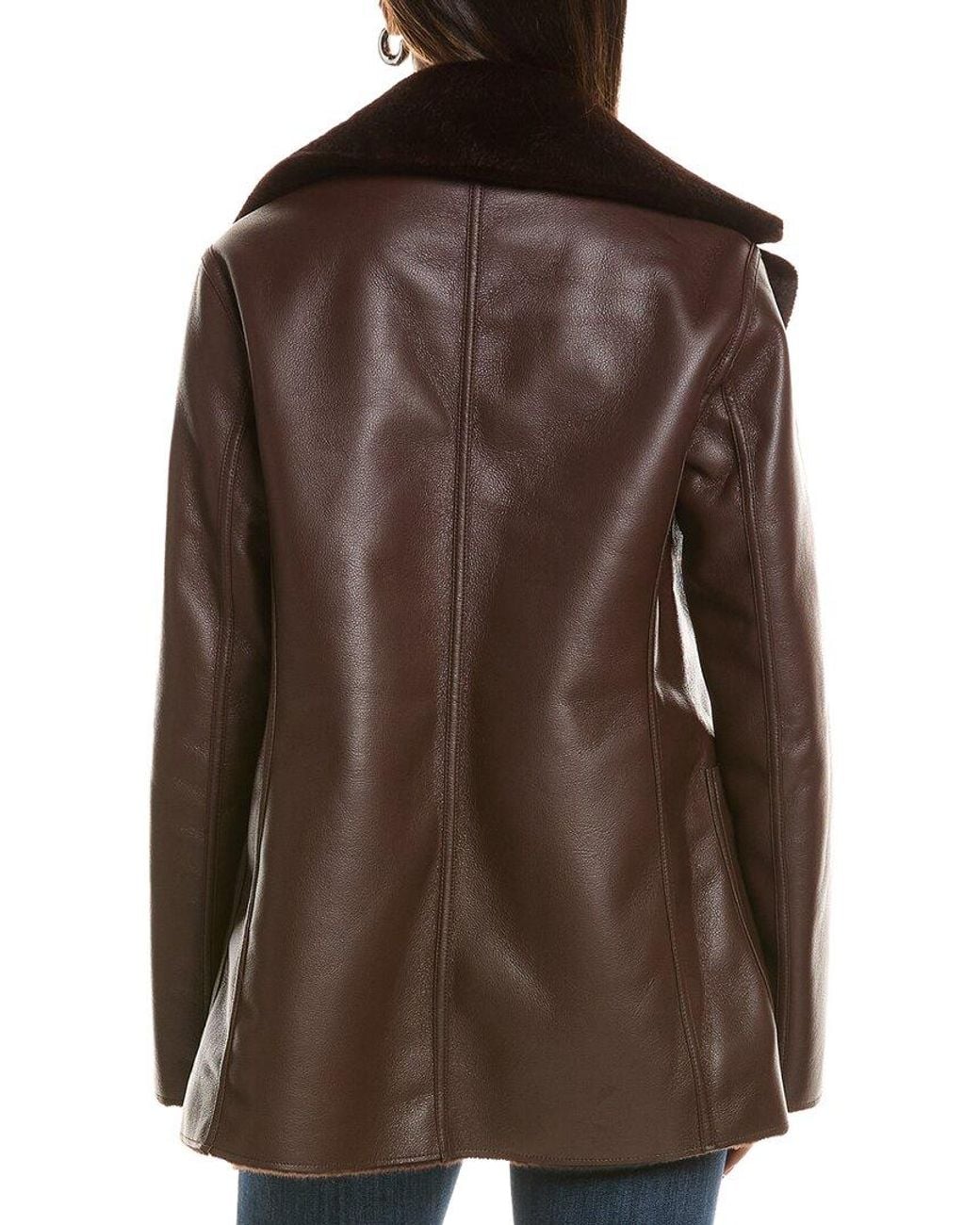Lamarque Brown Reversible Coat