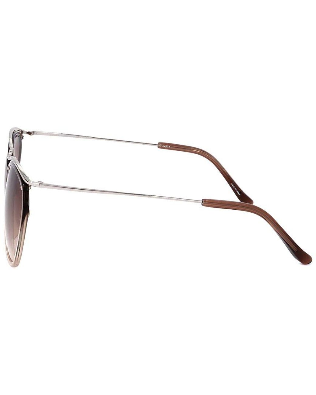 Linda Farrow Brown Dvn37L 54Mm Sunglasses