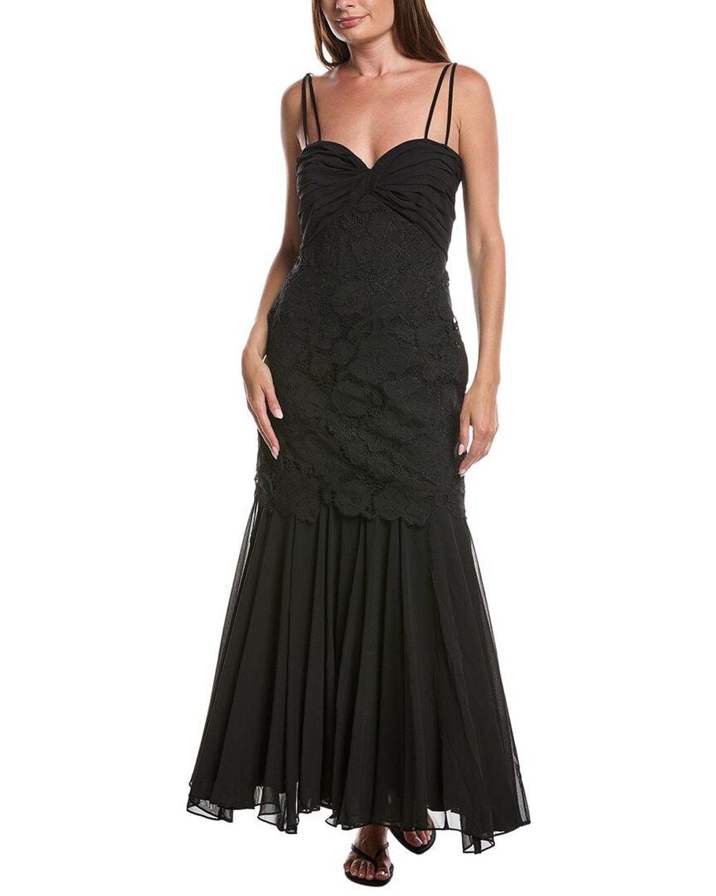 LAYERED WITH LOVE Black Solid Sleeveless Maxi Dress