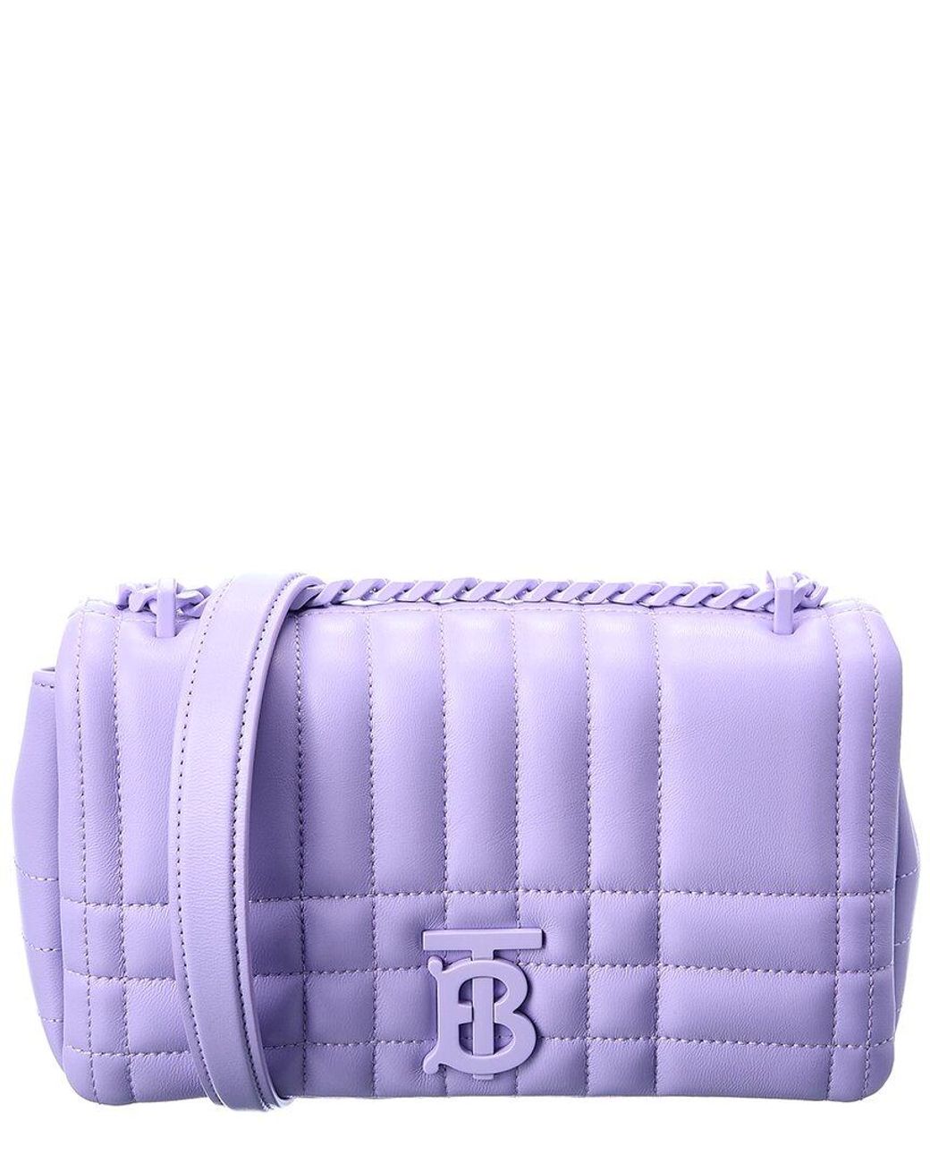 Burberry bag purple sale