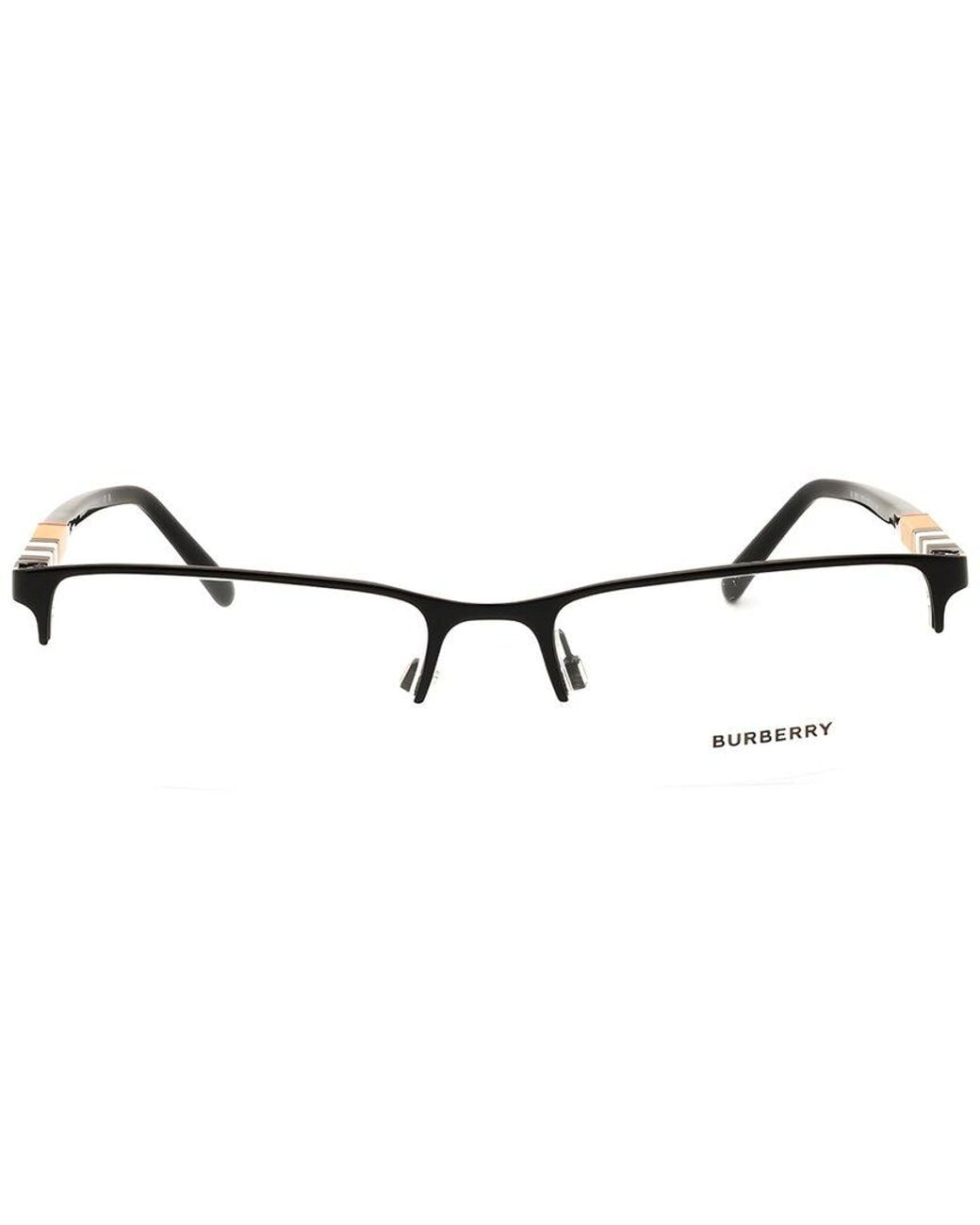 Burberry Black 55Mm Optical Frames for men