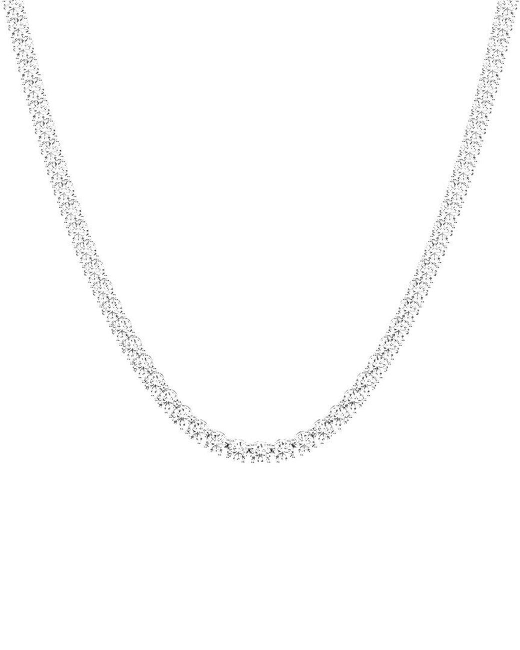 Lab Grown Diamonds White 10.00 Ct. Tw. Lab-Grown Diamond Tennis Necklace