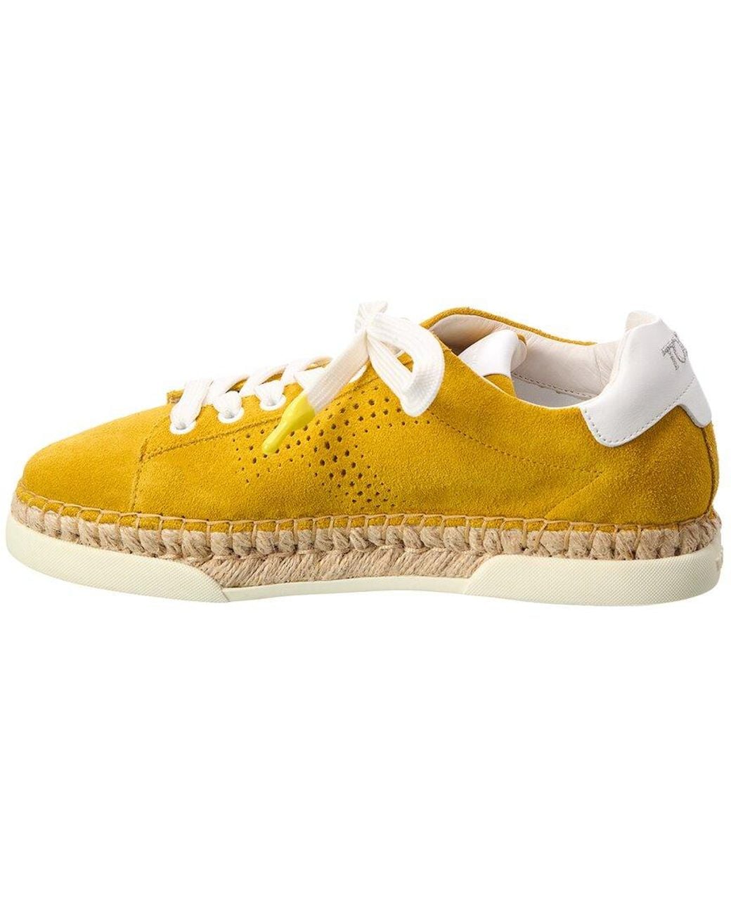 Tod's Yellow Suede Sneaker