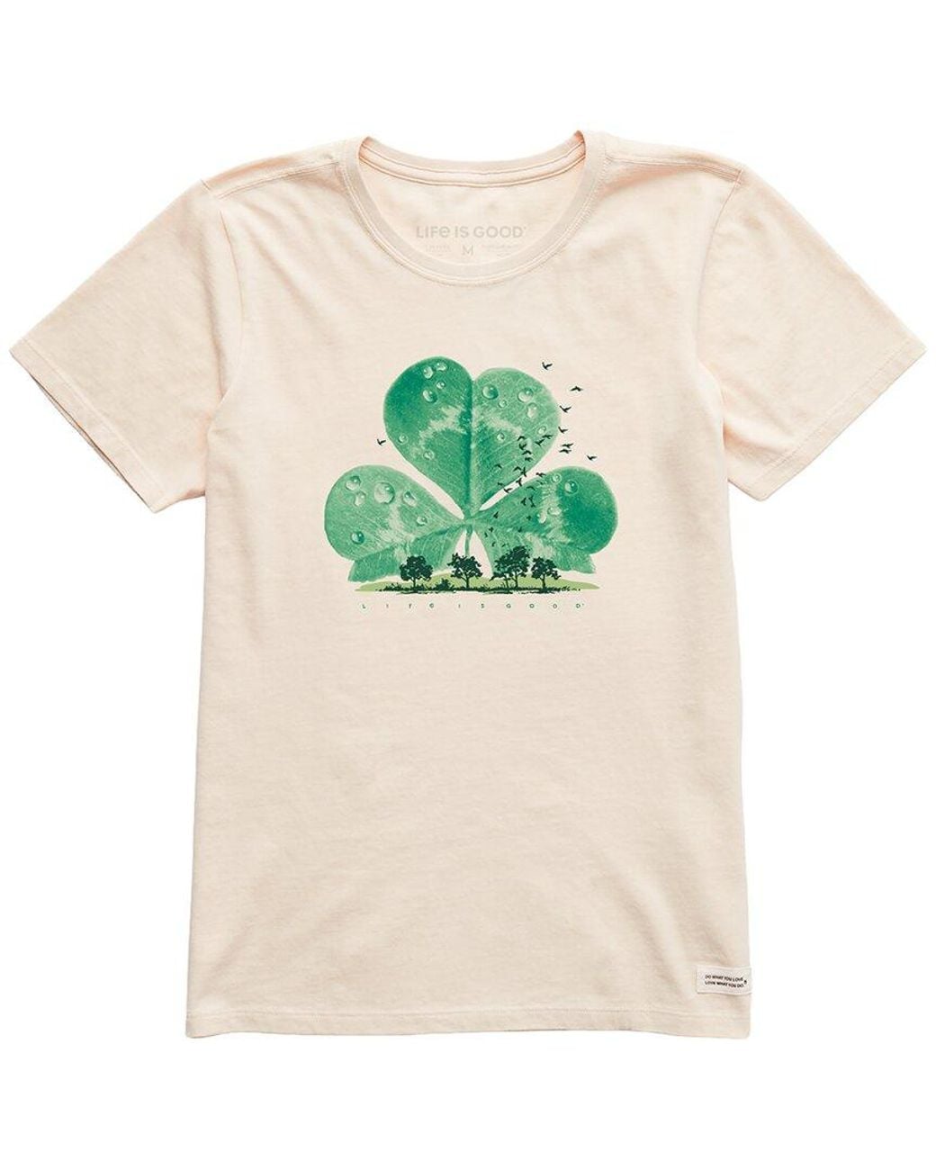 Life Is Good. Green Cloverscape Crusher T-Shirt