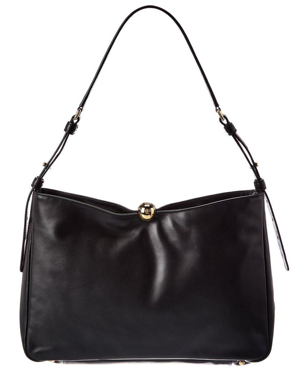 Furla Black Sfera Leather Shoulder Bag
