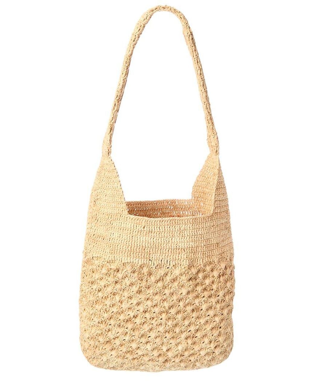 Isabel Marant Metallic Logo Raffia Tote