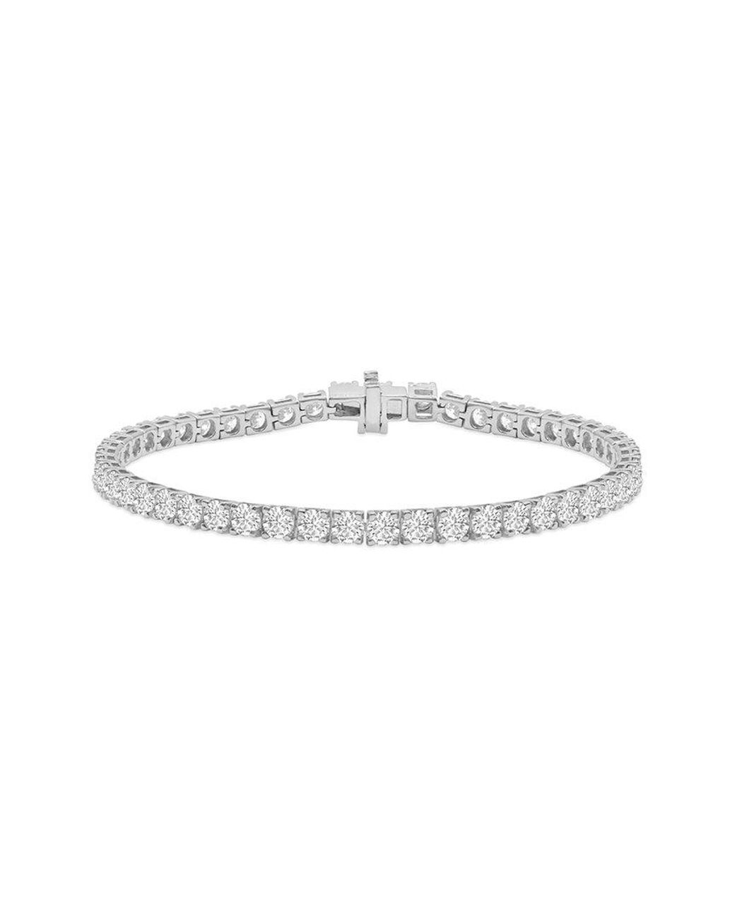 Lab Grown Diamonds White 14K 15.00 Ct. Tw. Lab-Grown Diamond Tennis Bracelet