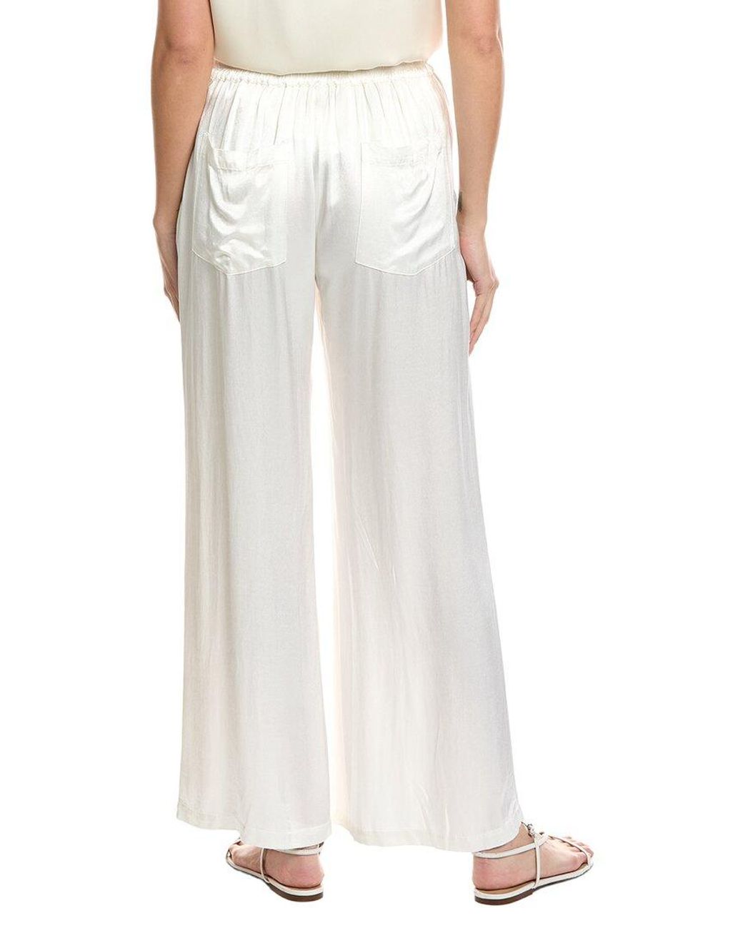 Young Fabulous & Broke White Aaron Satin Pant
