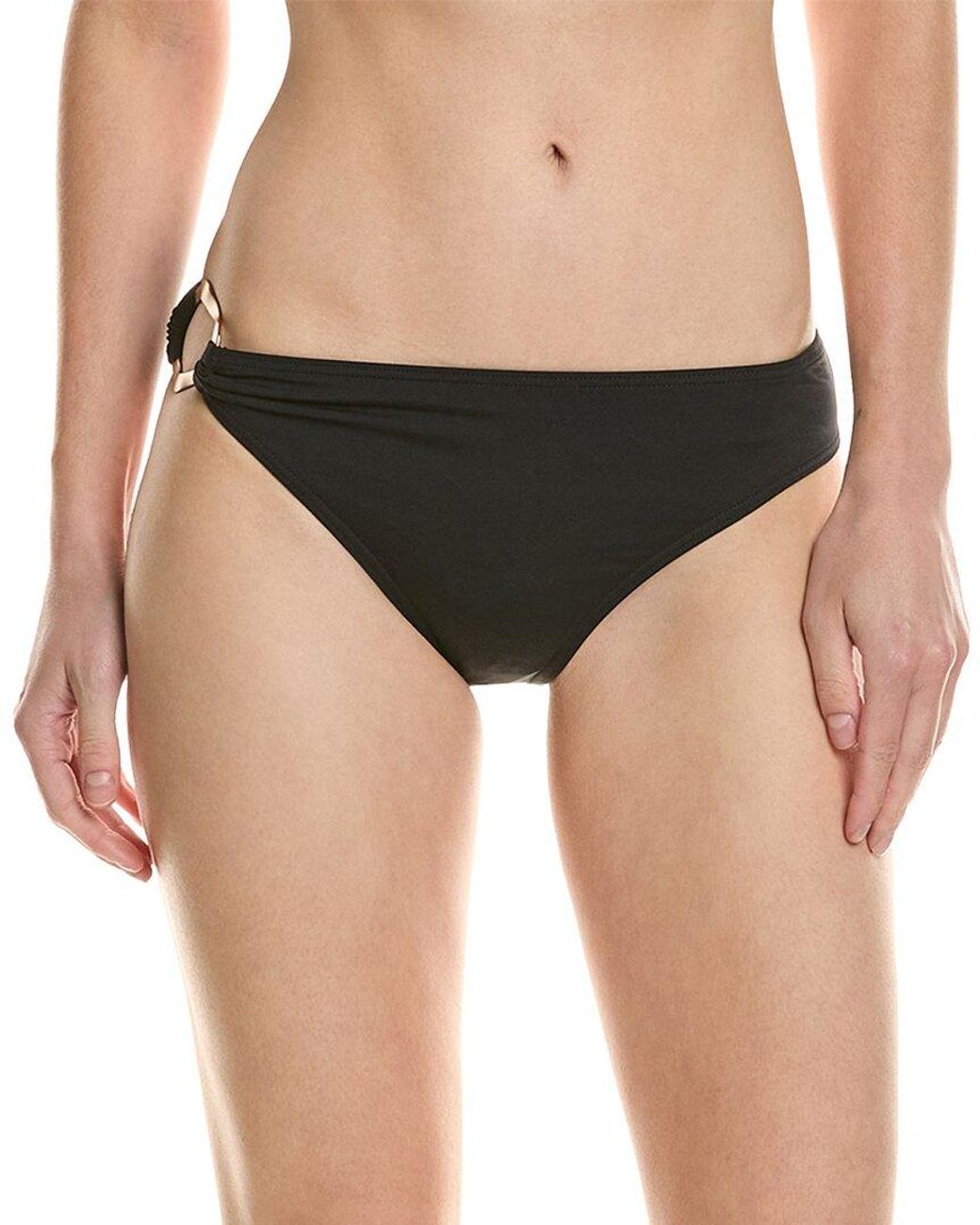 Carmen Marc Valvo Black Bikini Bottom