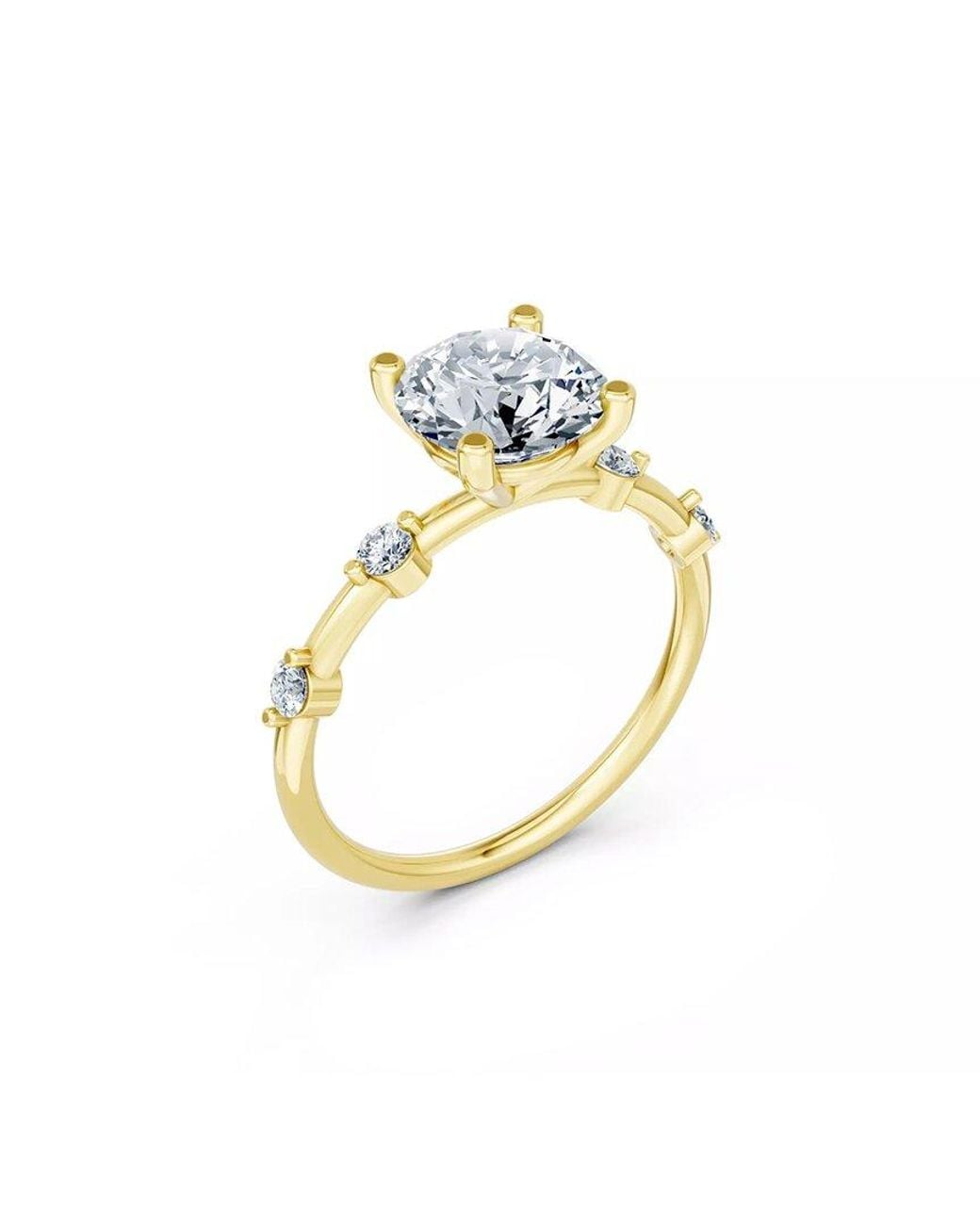 Lab Grown Diamonds White 14K 1.45 Ct. Tw. Lab-Grown Diamond Ring