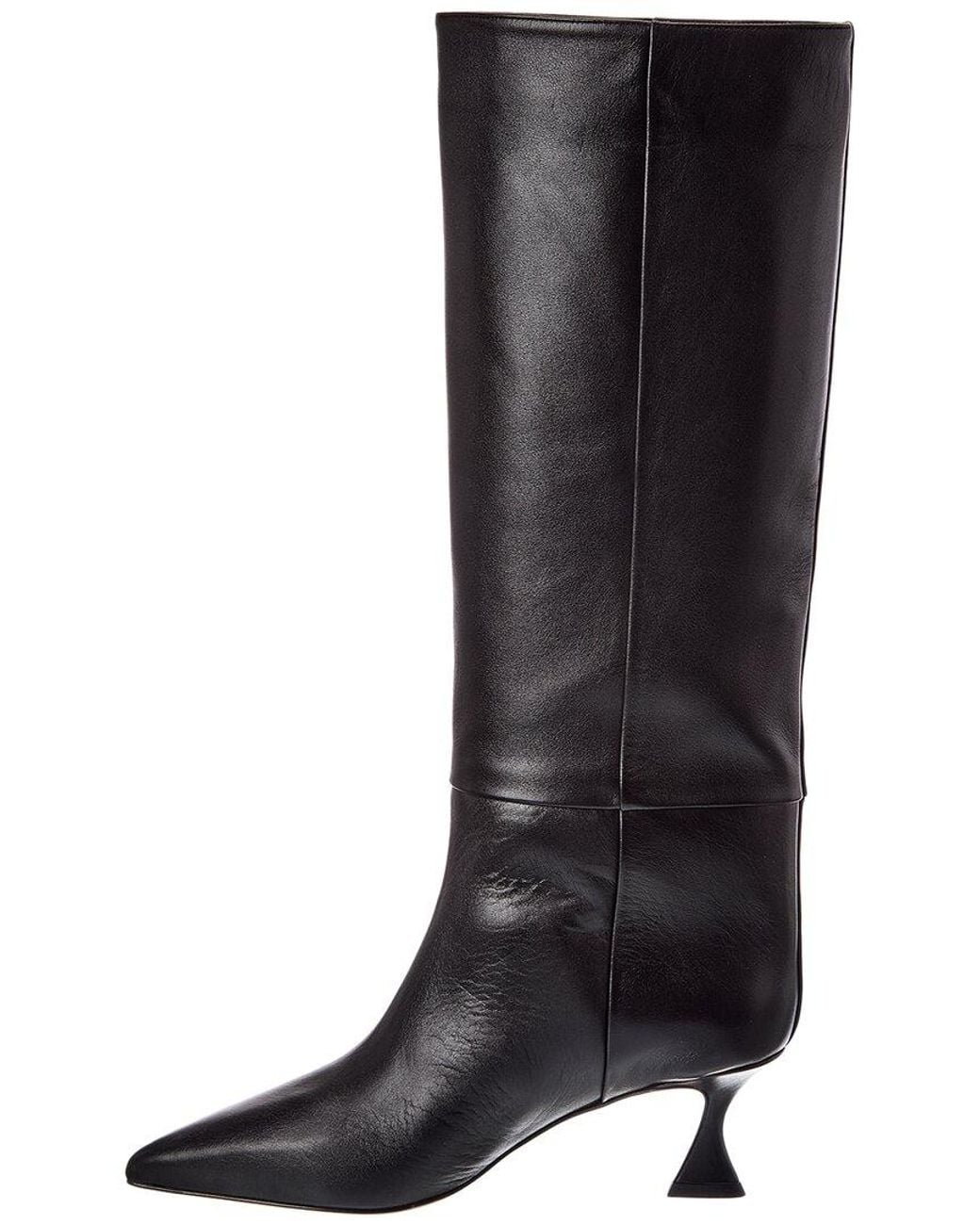 Alexandre Birman Black Brena 60 Leather Knee-High Boot