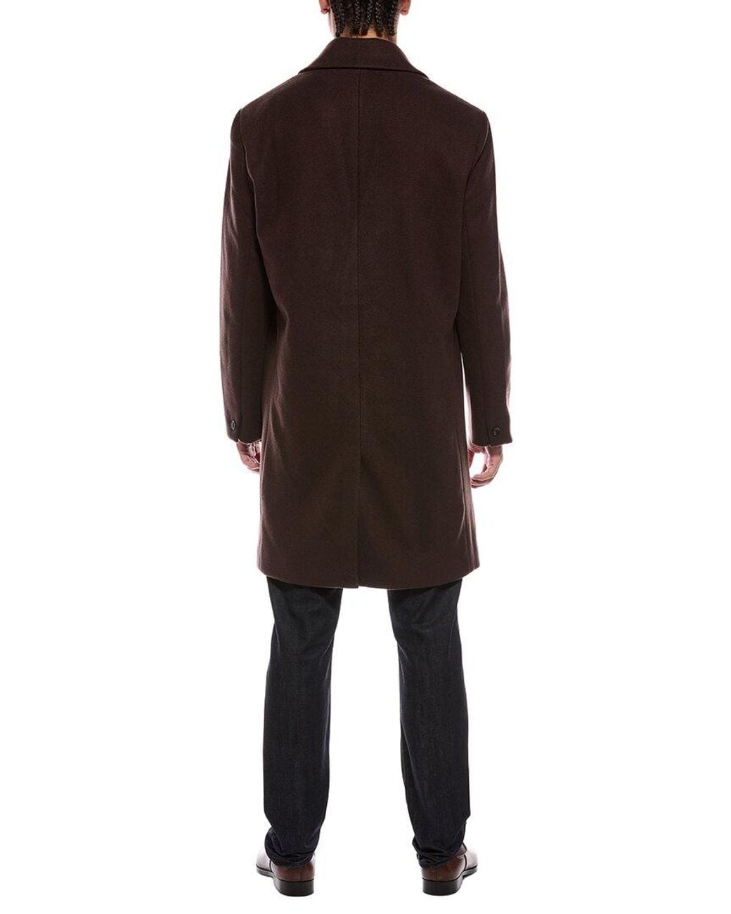 Jason Wu Black Classic Single Breasted Topcoat for men