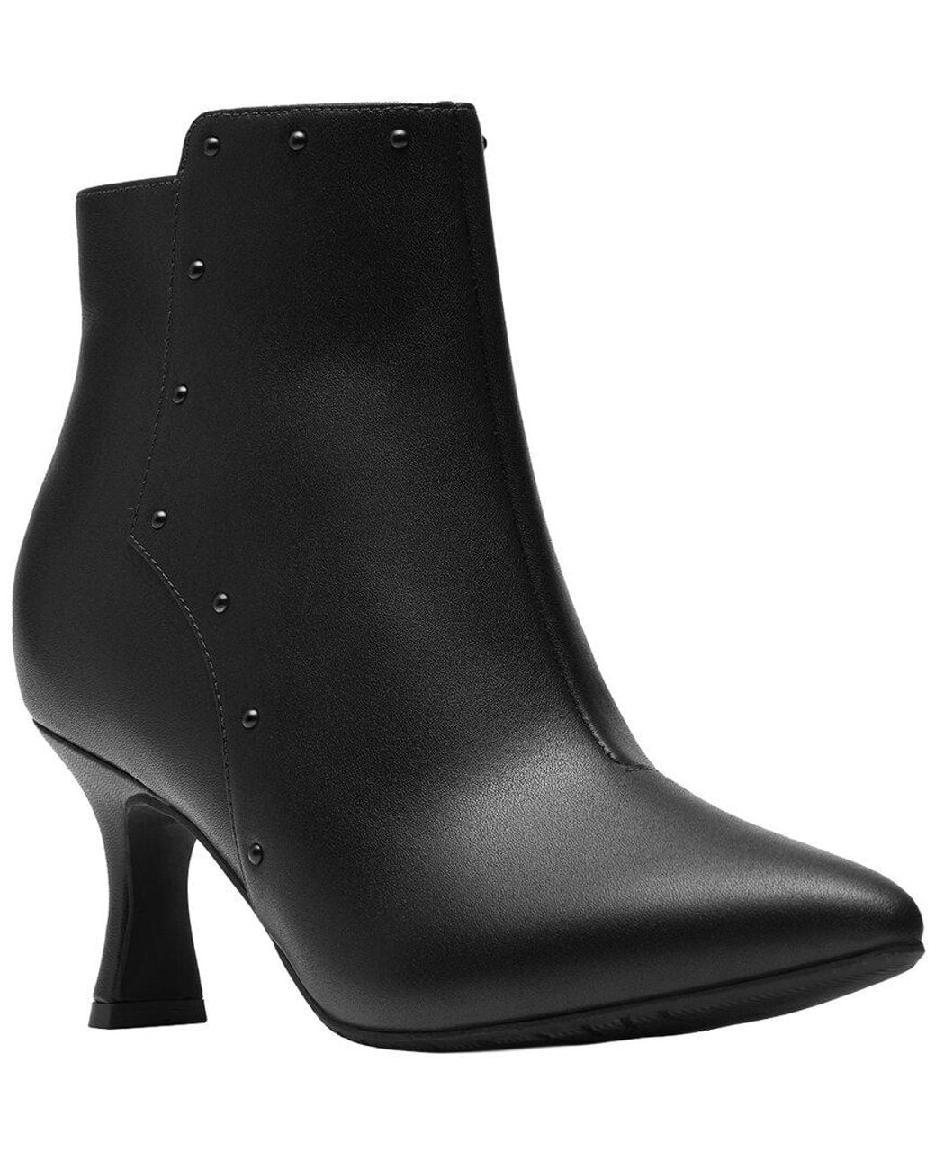 Clarks Black Kataleyna Madi Leather Boot