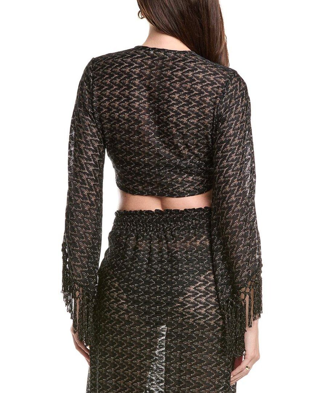 Ramy Brook Black Elvira Top