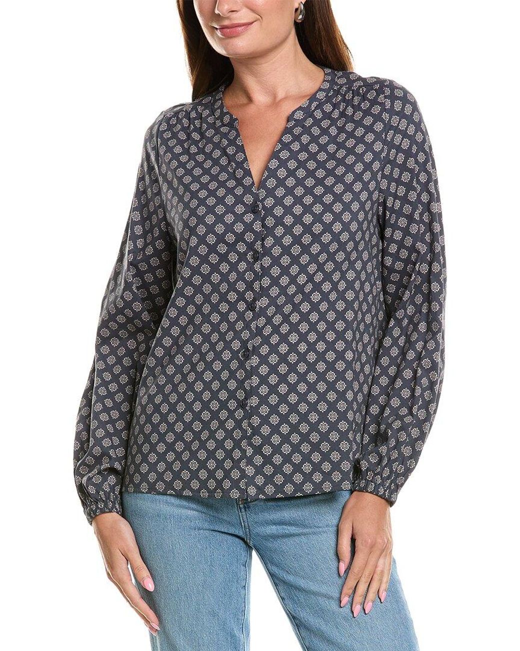 Splendid Gray Vera Blouse