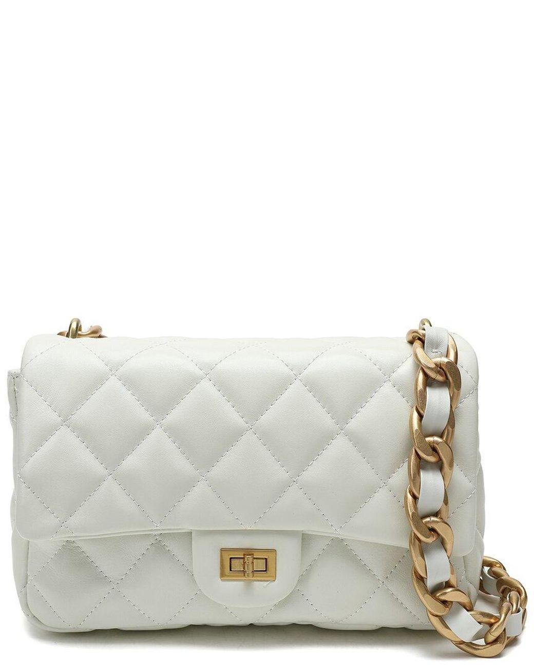 Tiffany & Fred Paris Gray Top Grain Leather Bag