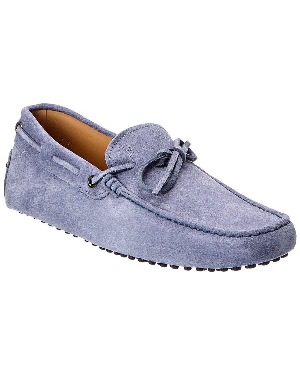 Tod's Blue Suede Driver for men