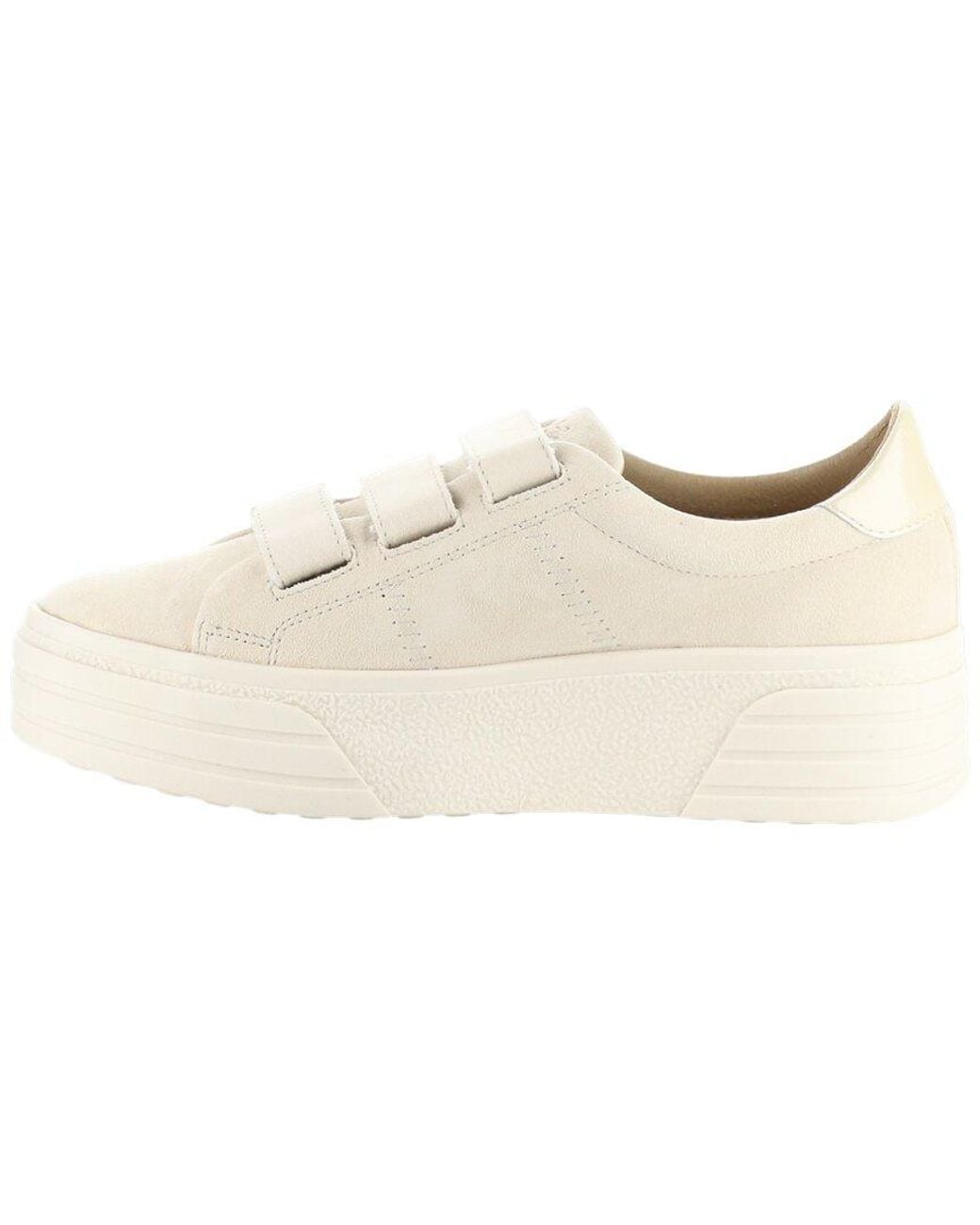 Bos. & Co. White Bos. & Co. Lonnie Suede Sneaker