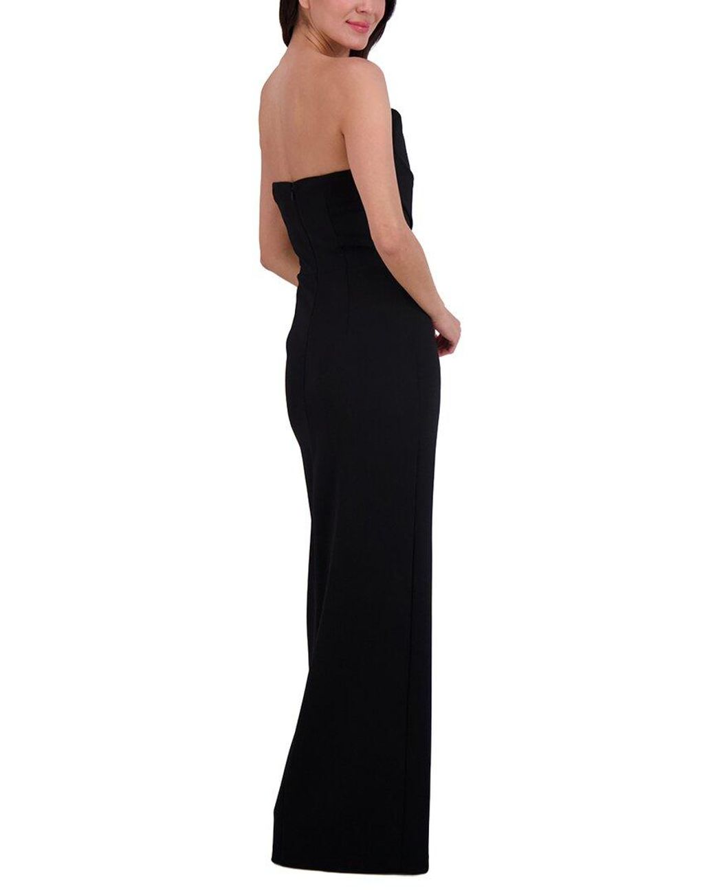 Vince Camuto Black Sleeveless Solid Maxi Dress