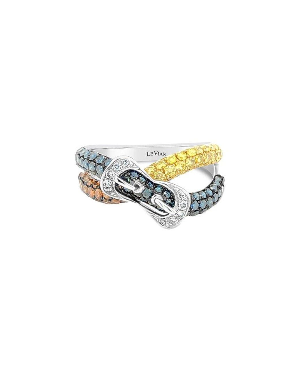 Le Vian White Grand Sample Sale 14k Vanilla Gold 1.33 Ct. Tw. Diamond Ring