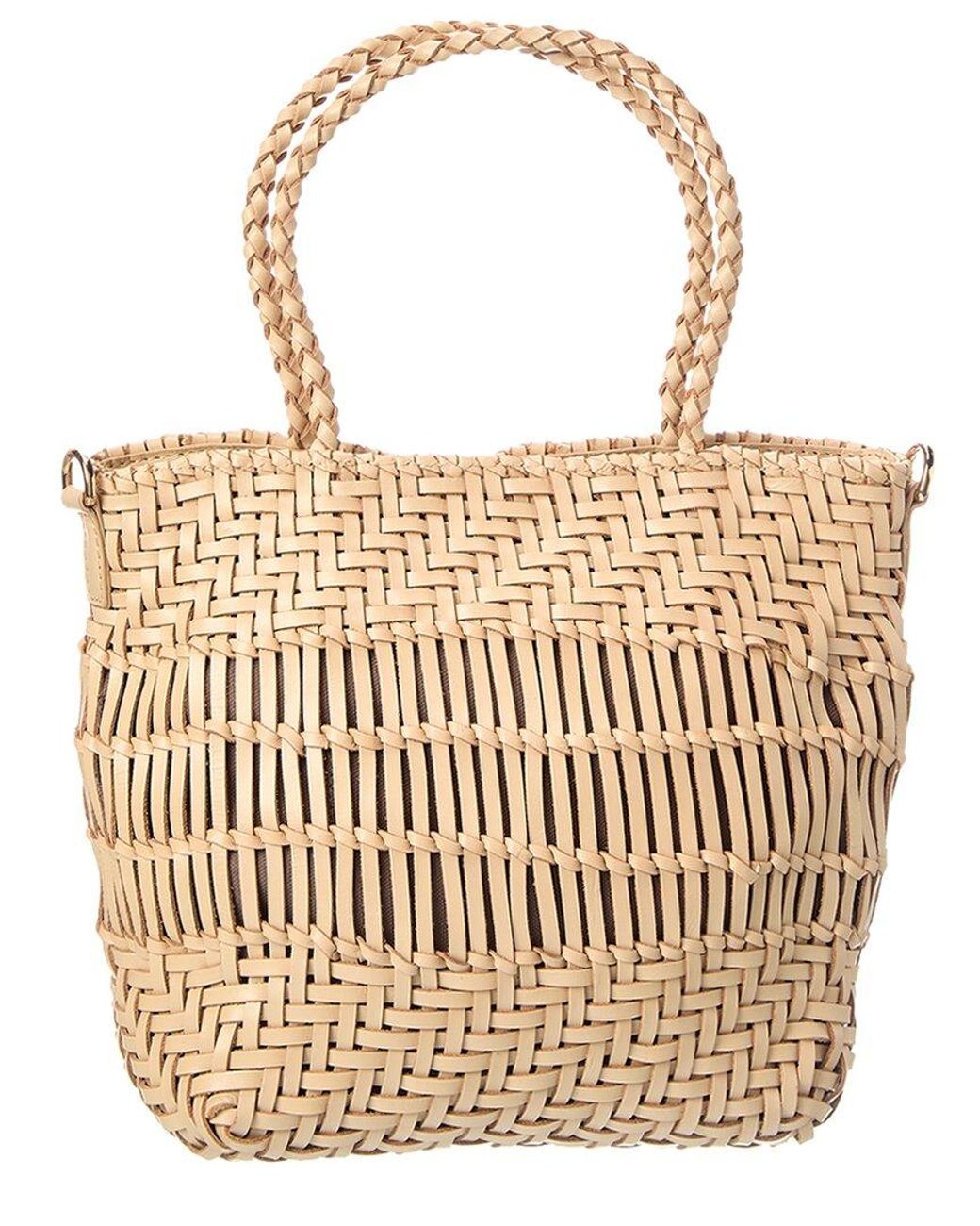 Rafe New York Brown Kaya Leather Tote