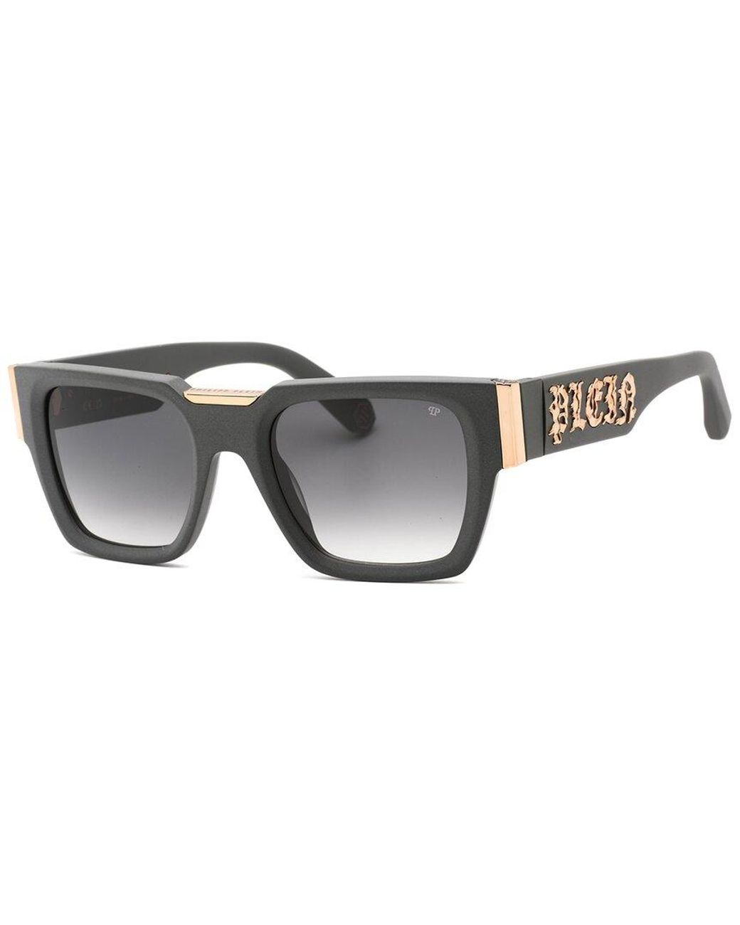 Philipp Plein Gray 52mm Sunglasses for men