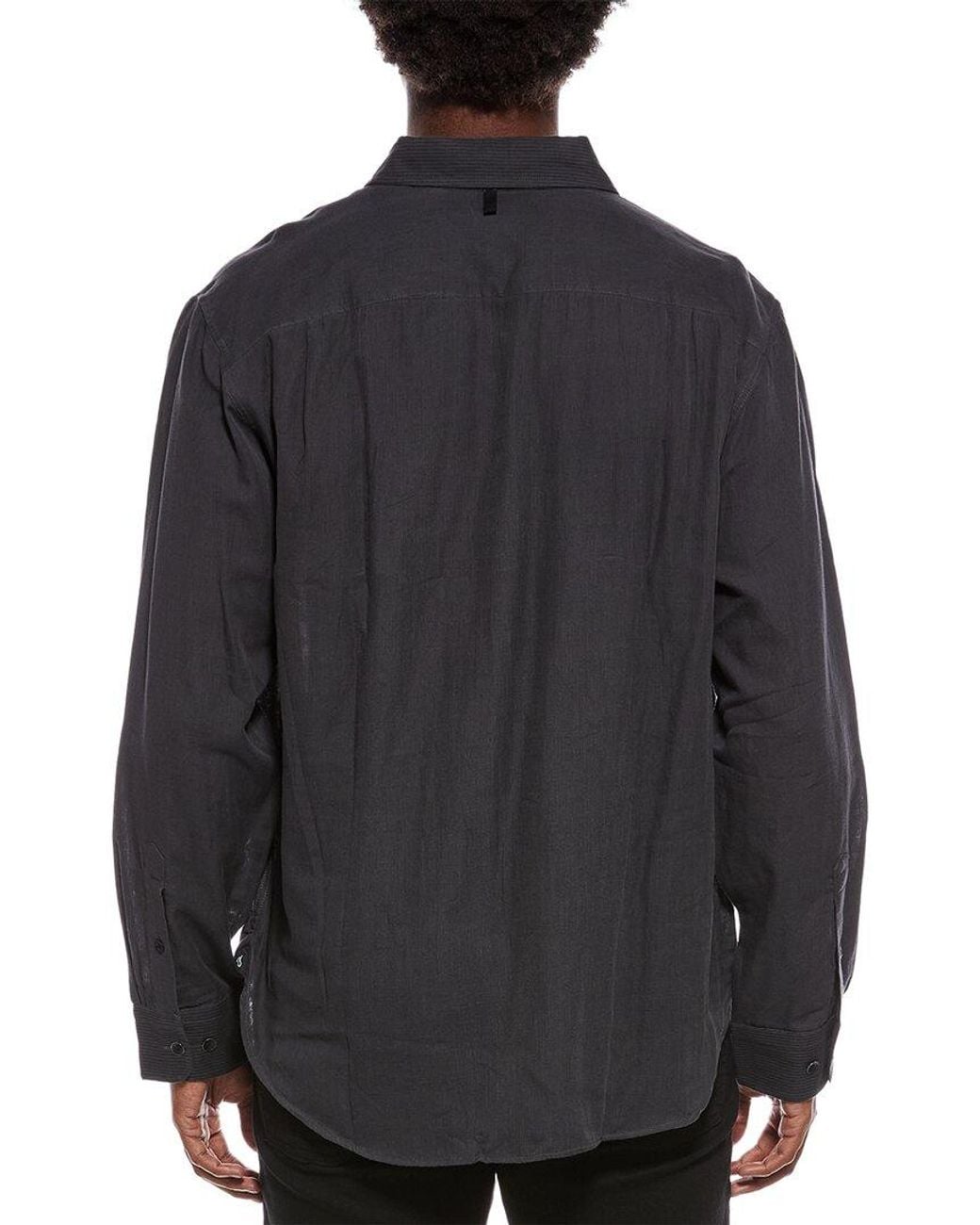 Rag & Bone Gray Finch Gauze Shirt for men