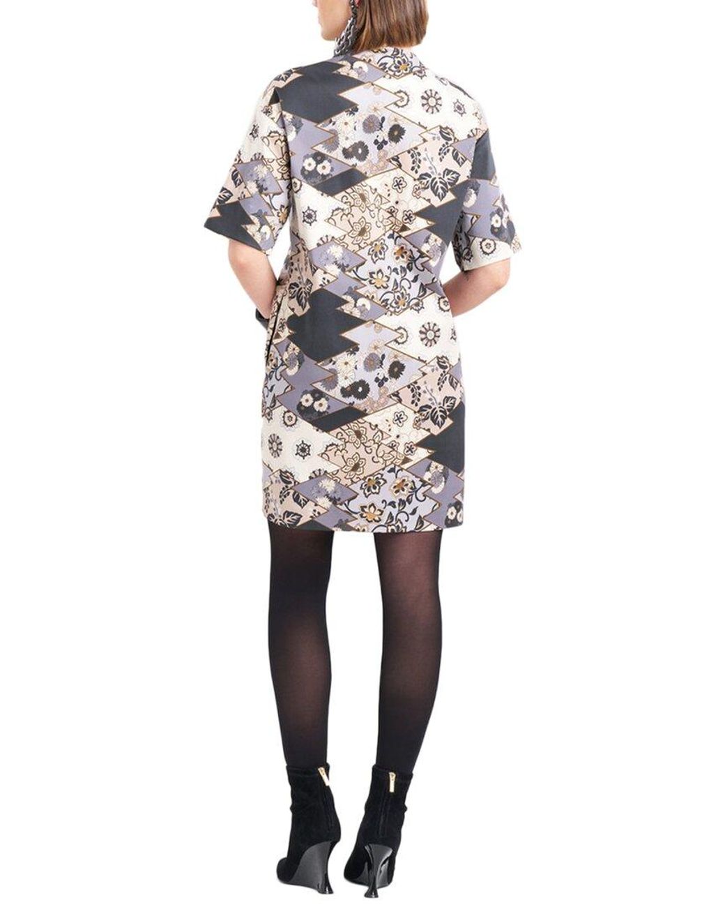 Natori White Patchwork Shirt