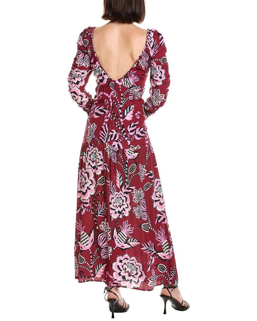 Farm Rio Red Maxi Dress