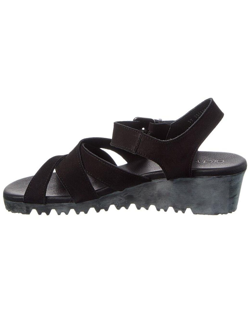 Arche Black Balbaz Leather Sandal